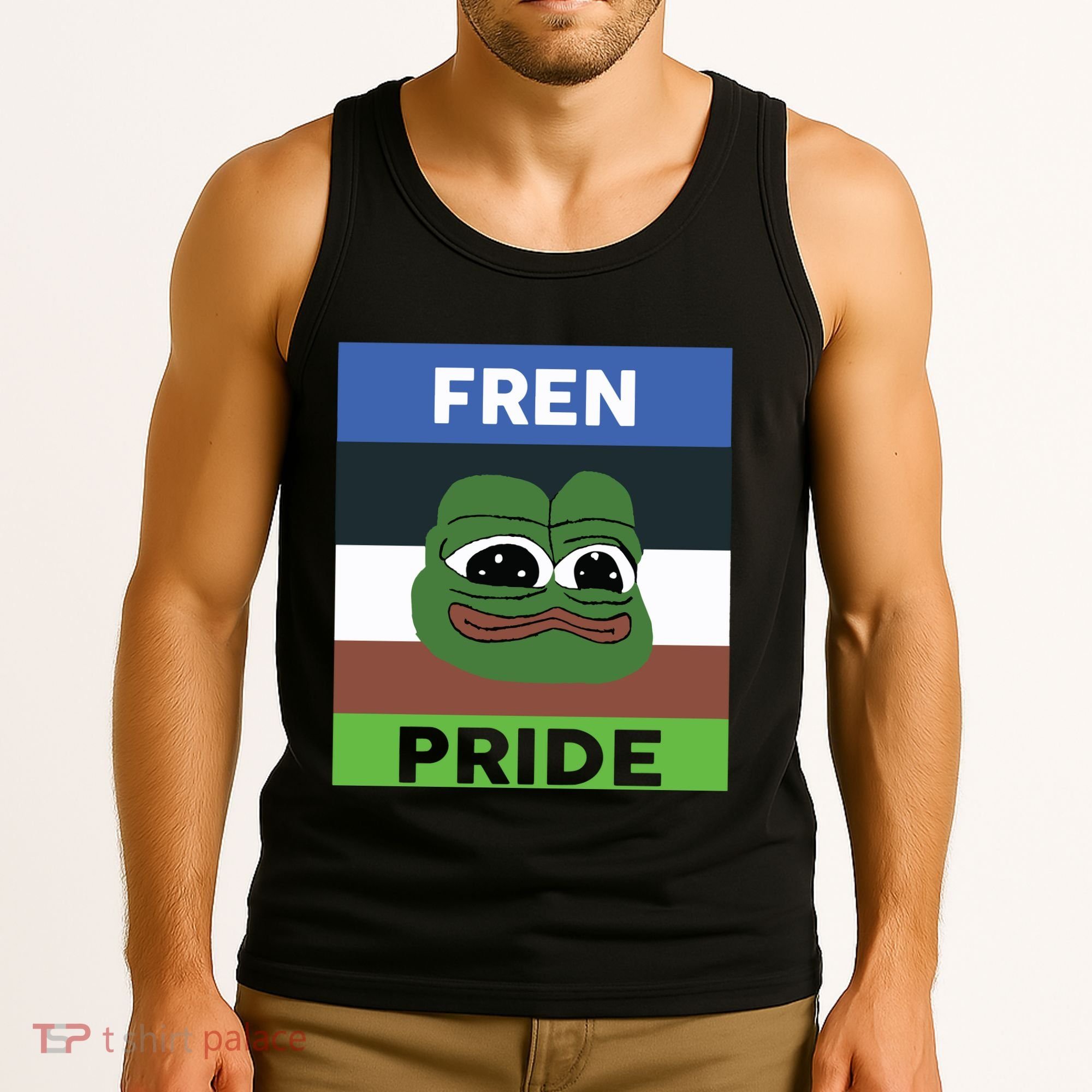 Fren Pride PEPE The Frog Tank Top