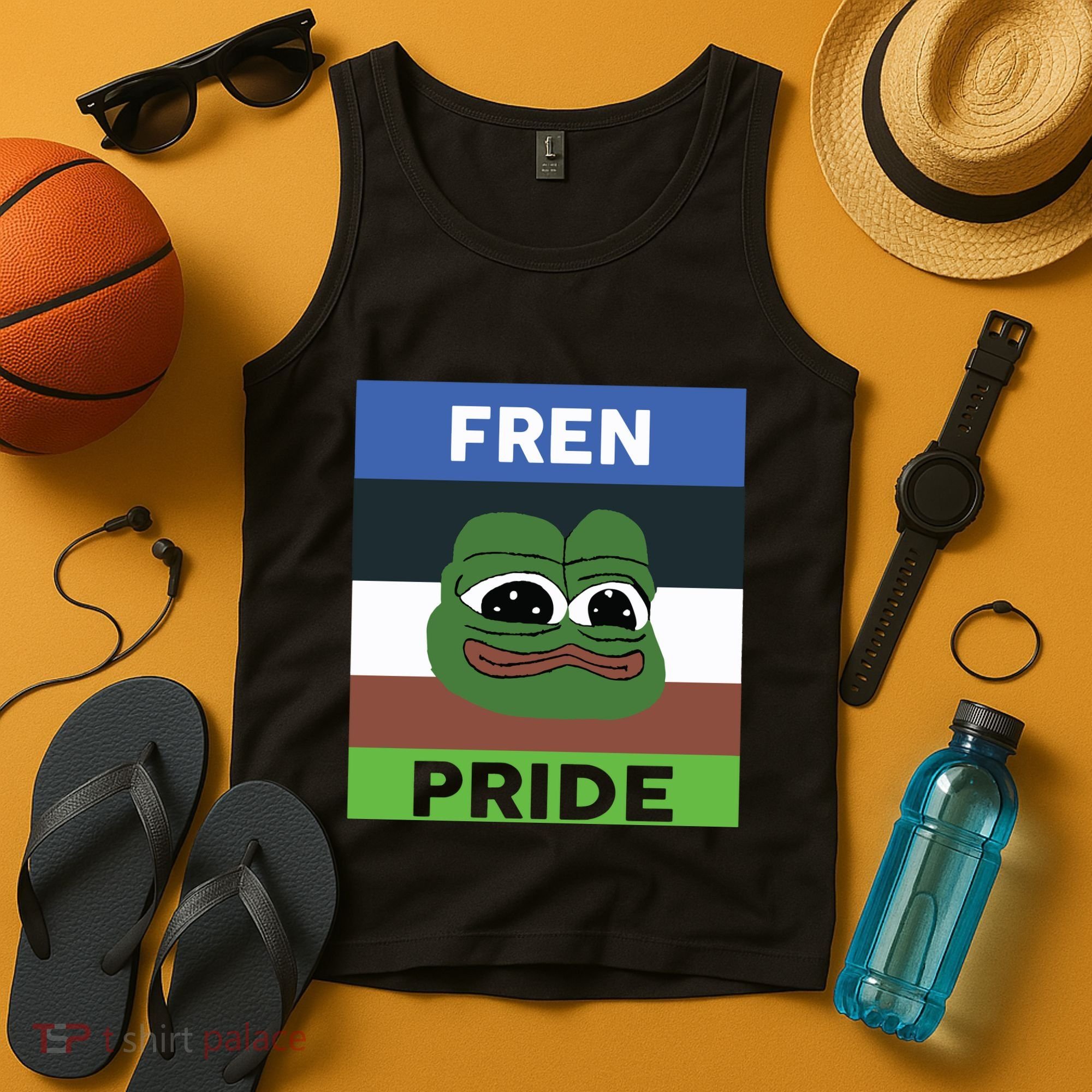 Fren Pride PEPE The Frog Tank Top