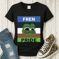 Fren Pride PEPE The Frog Women's T-Shirt thumb 3