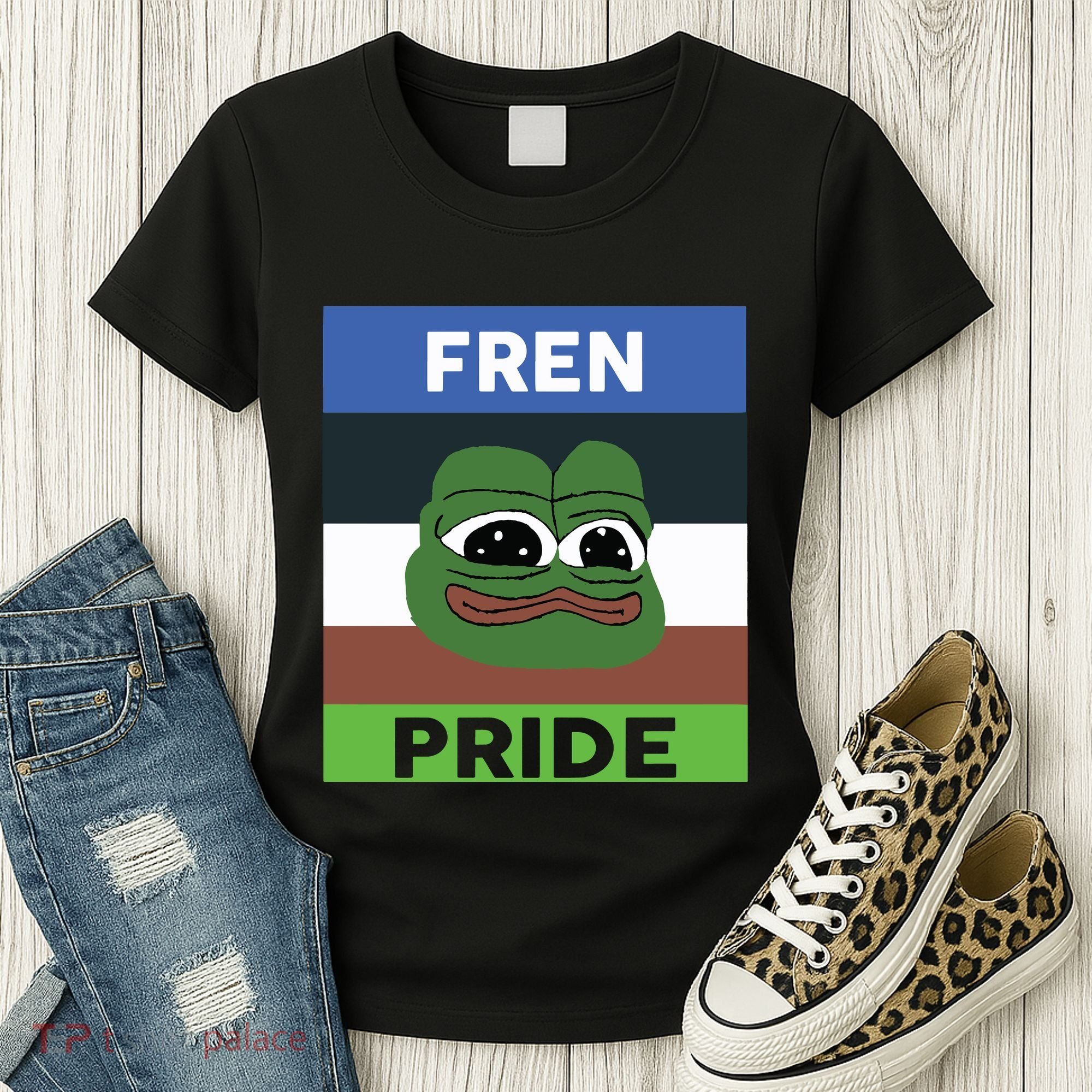 Fren Pride PEPE The Frog Women's T-Shirt