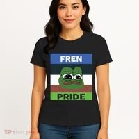 Fren Pride PEPE The Frog Women's T-Shirt thumb 4