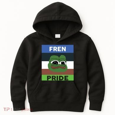 Fren Pride PEPE The Frog Kids Hoodie