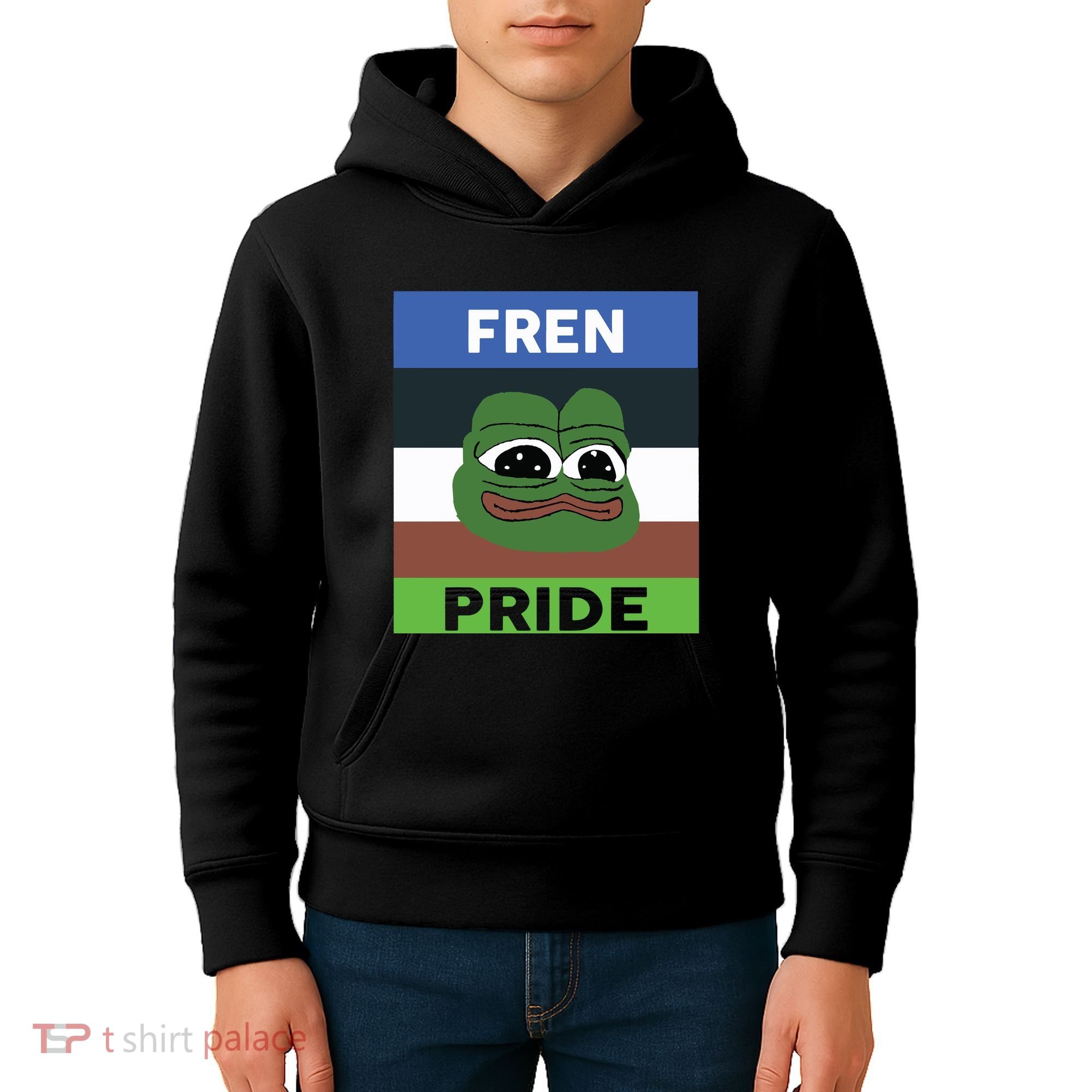 Fren Pride PEPE The Frog Kids Hoodie