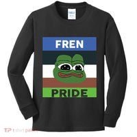 Fren Pride PEPE The Frog Kids Long Sleeve Shirt thumb 0