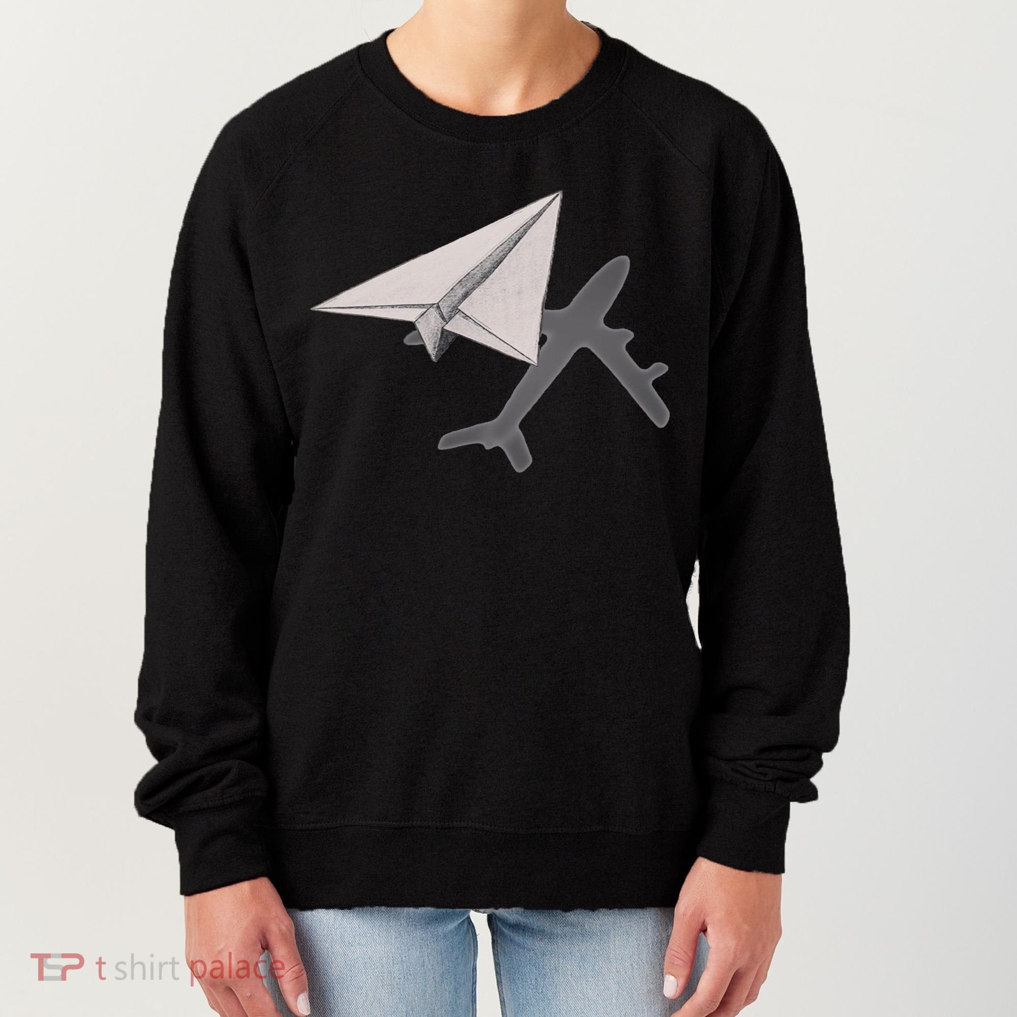 Funny Pilot Paper Airplane Funny Gift For Cofunny Giftpilots Boys Party Gift Women's Sweatshirt