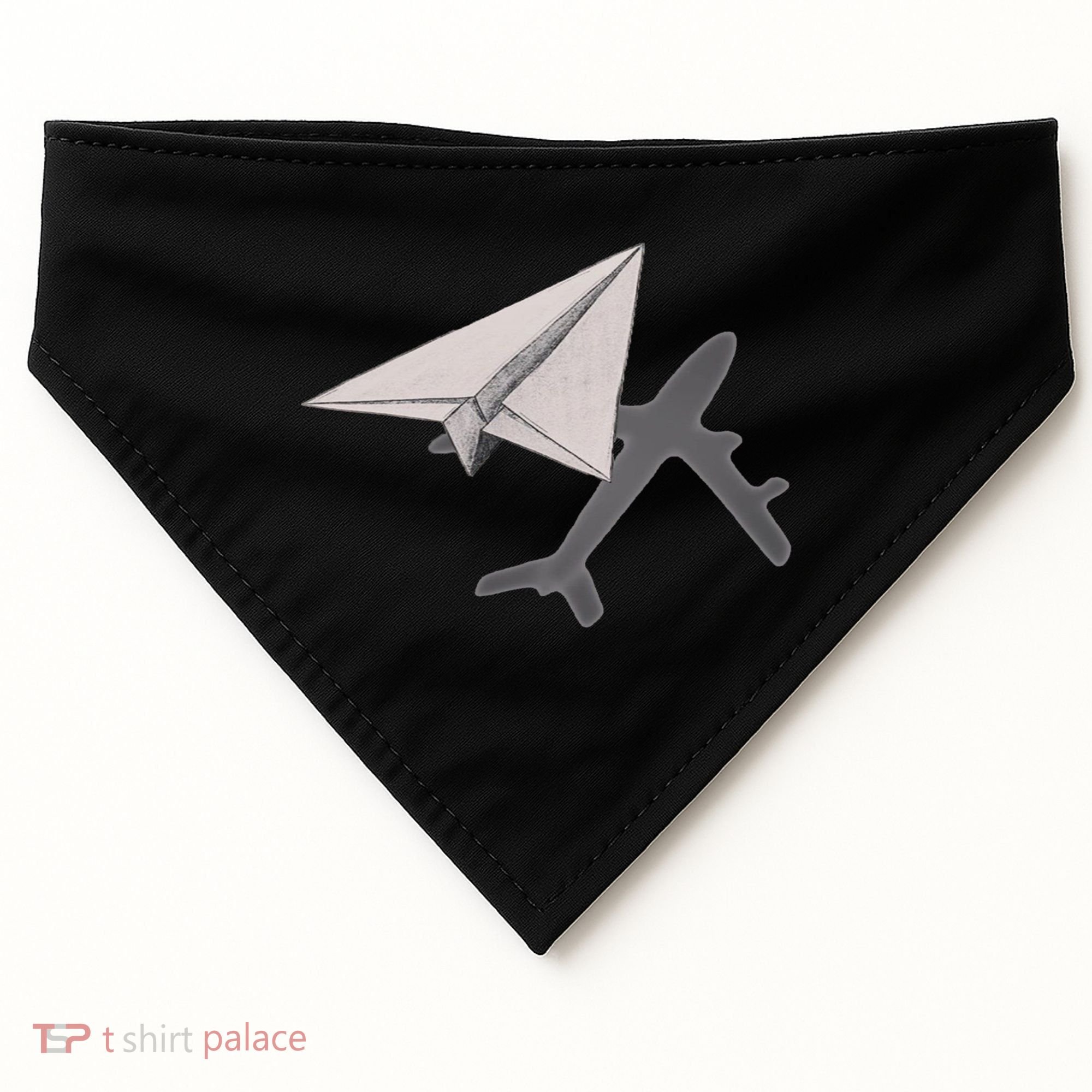 Funny Pilot Paper Airplane Funny Gift For Cofunny Giftpilots Boys Party Gift USA-Made Doggie Bandana