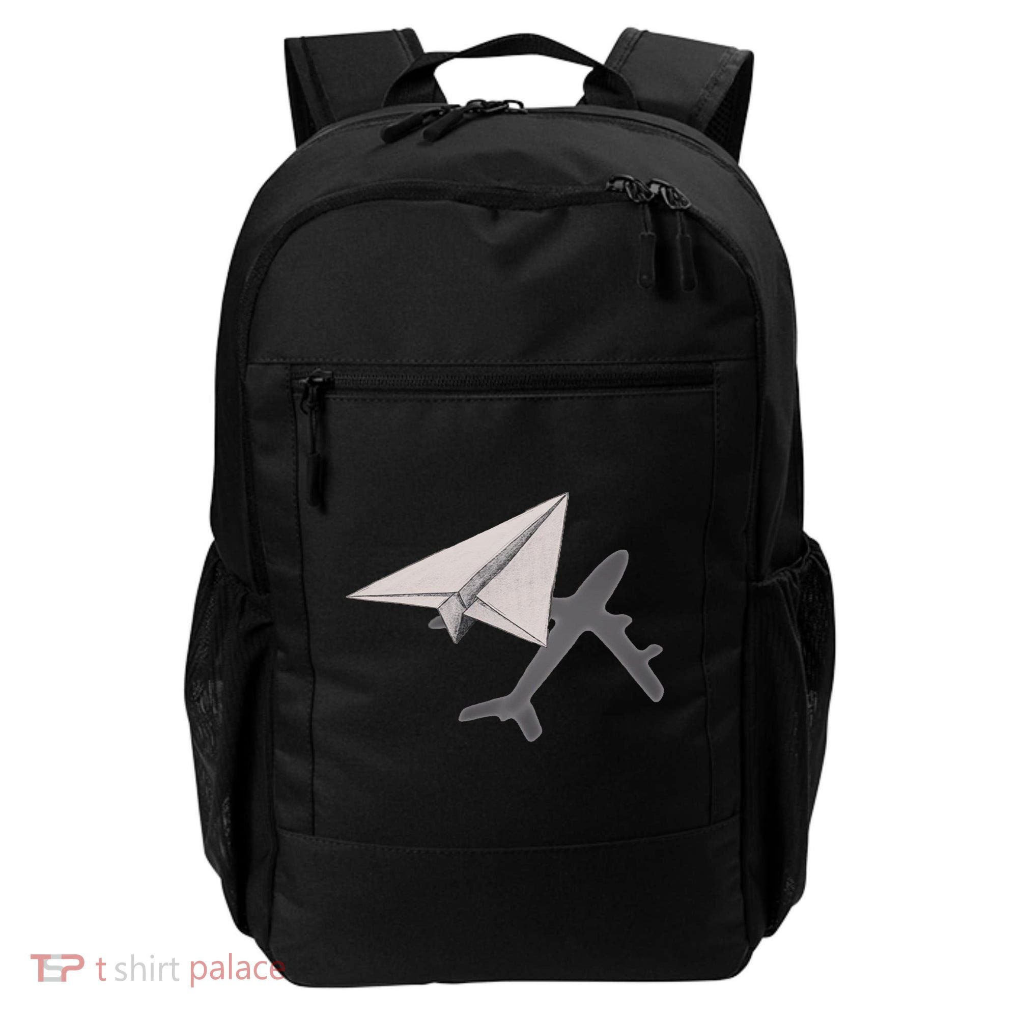 Funny Pilot Paper Airplane Funny Gift For Cofunny Giftpilots Boys Party Gift Backpack