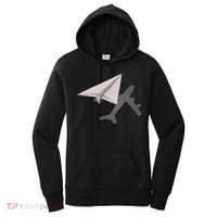 Funny Pilot Paper Airplane Funny Gift For Cofunny Giftpilots Boys Party Gift Women's Hoodie thumb 0