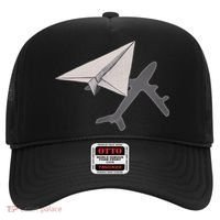 Funny Pilot Paper Airplane Funny Gift For Cofunny Giftpilots Boys Party Gift Hat thumb 0