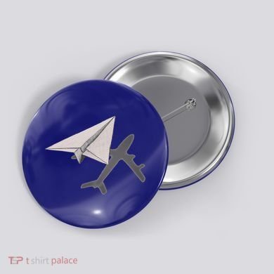 Funny Pilot Paper Airplane Funny Gift For Cofunny Giftpilots Boys Party Gift Button