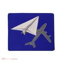 Funny Pilot Paper Airplane Funny Gift For Cofunny Giftpilots Boys Party Gift Mousepad thumb 0