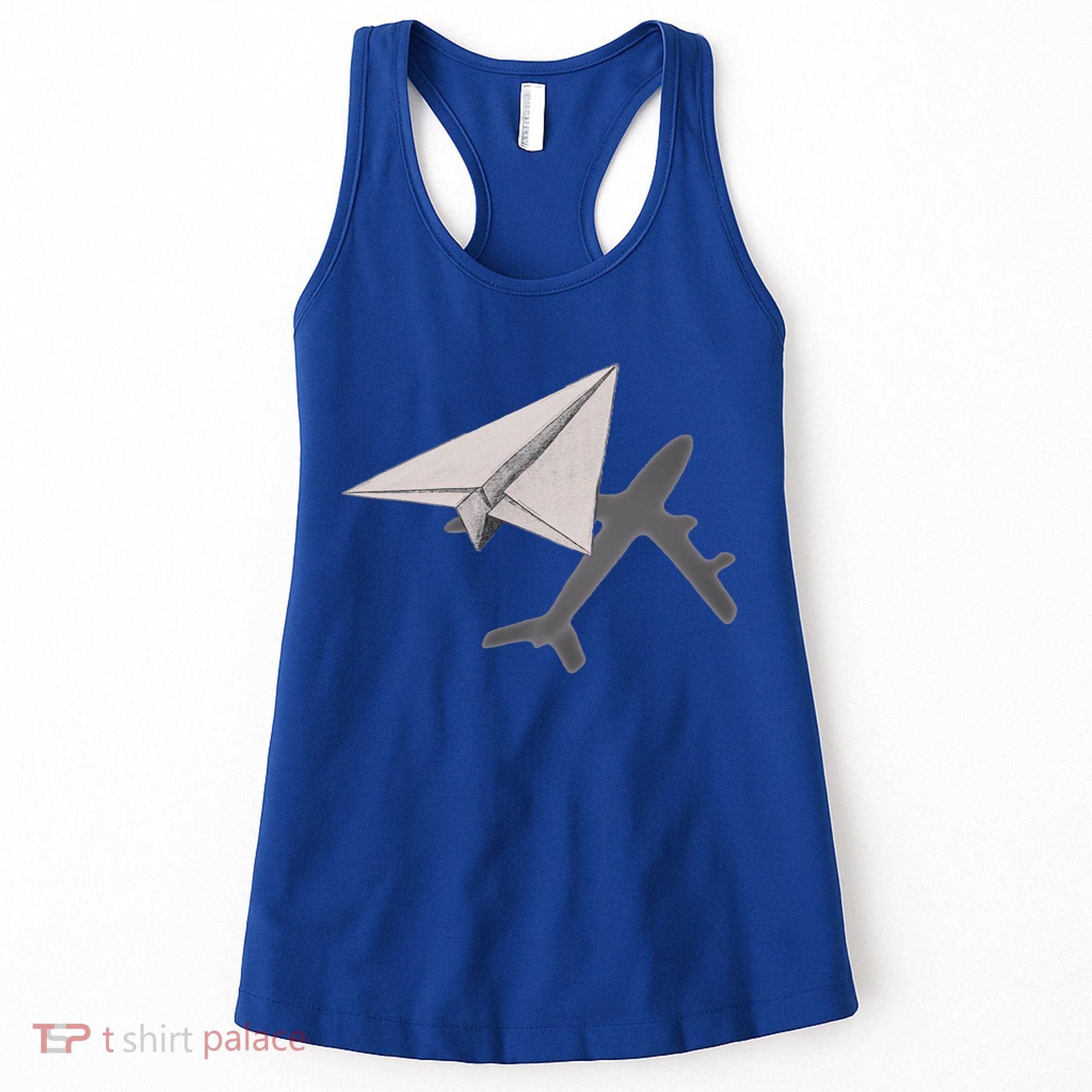 Funny Pilot Paper Airplane Funny Gift For Cofunny Giftpilots Boys Party Gift Women's Tank Top