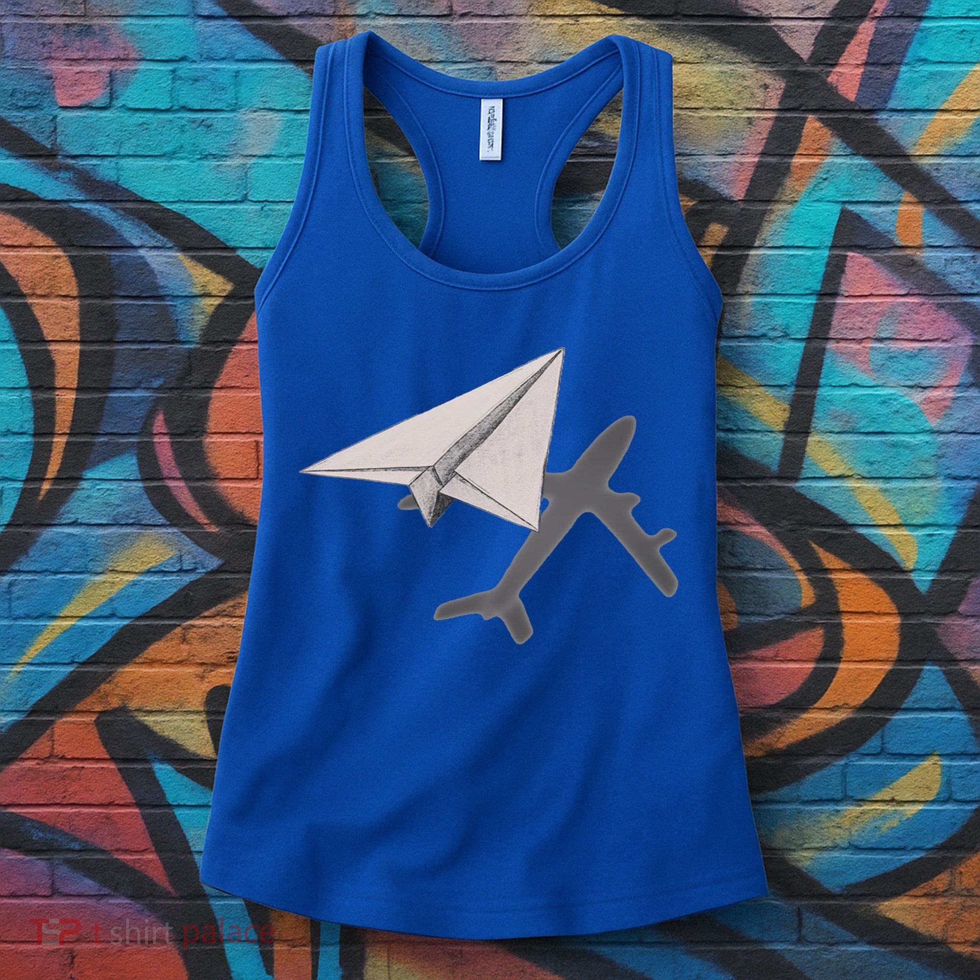 Funny Pilot Paper Airplane Funny Gift For Cofunny Giftpilots Boys Party Gift Women's Tank Top