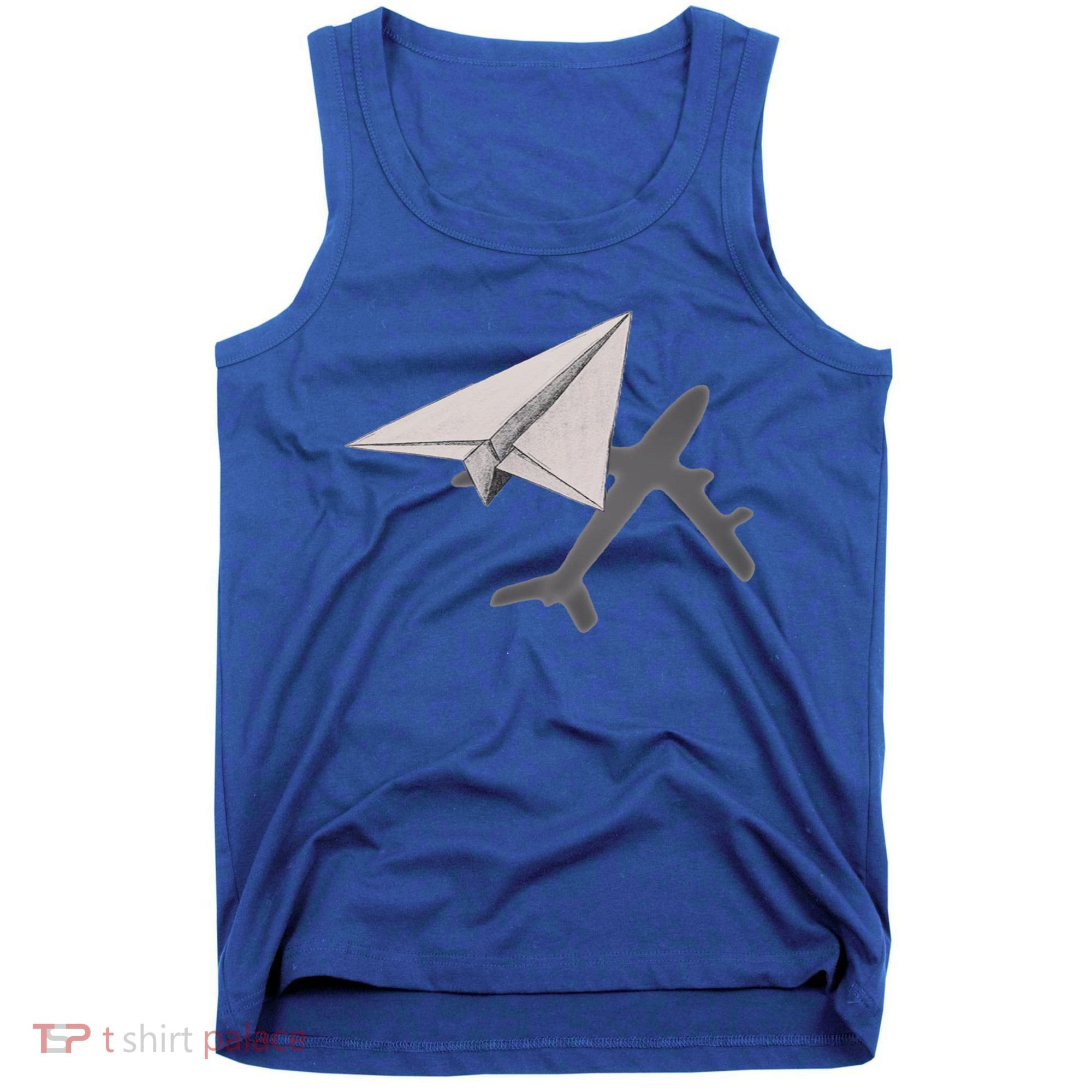 Funny Pilot Paper Airplane Funny Gift For Cofunny Giftpilots Boys Party Gift Tank Top