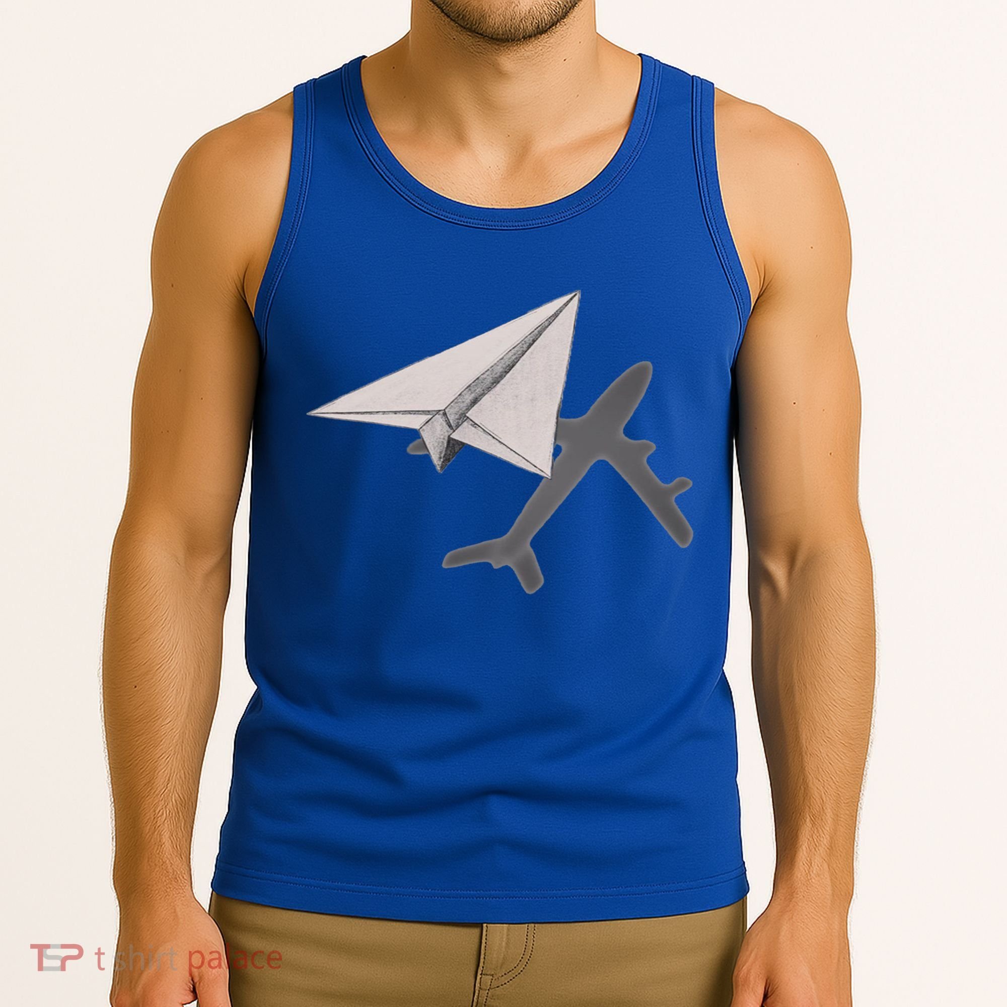 Funny Pilot Paper Airplane Funny Gift For Cofunny Giftpilots Boys Party Gift Tank Top