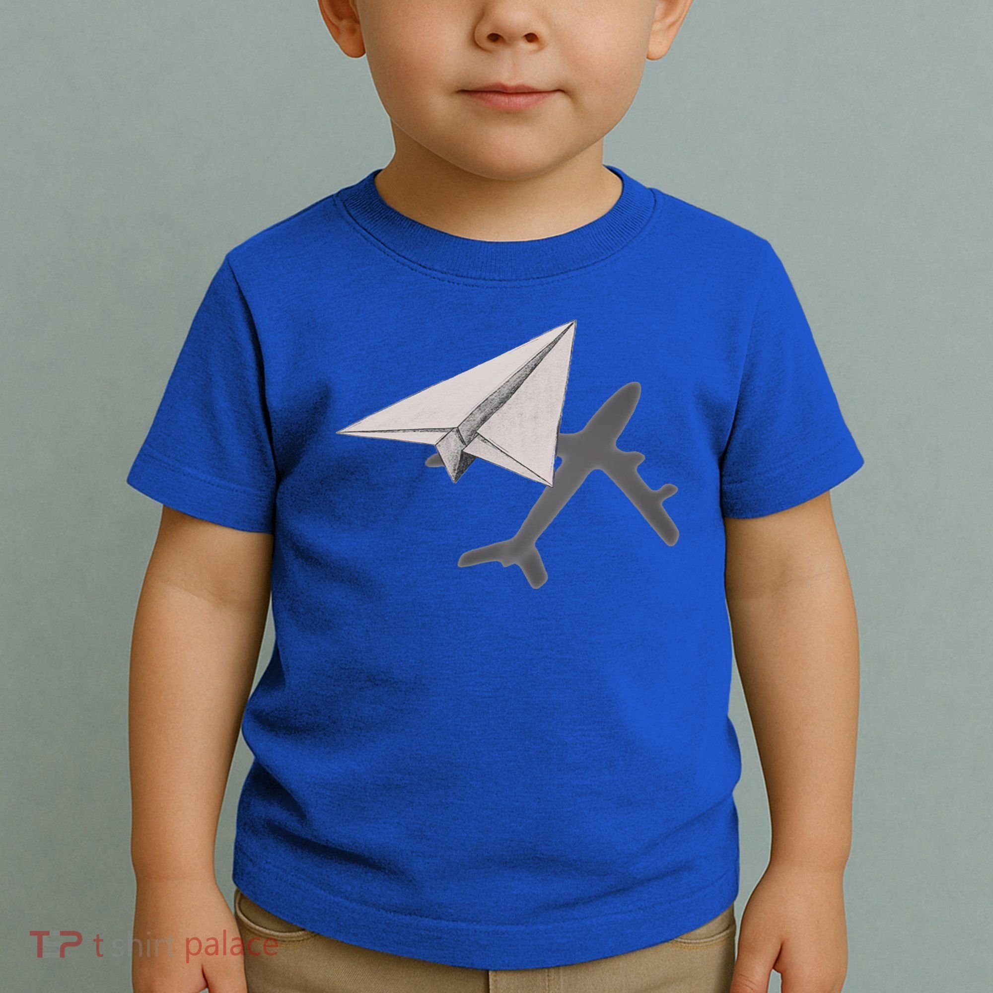 Funny Pilot Paper Airplane Funny Gift For Cofunny Giftpilots Boys Party Gift Toddler T-Shirt