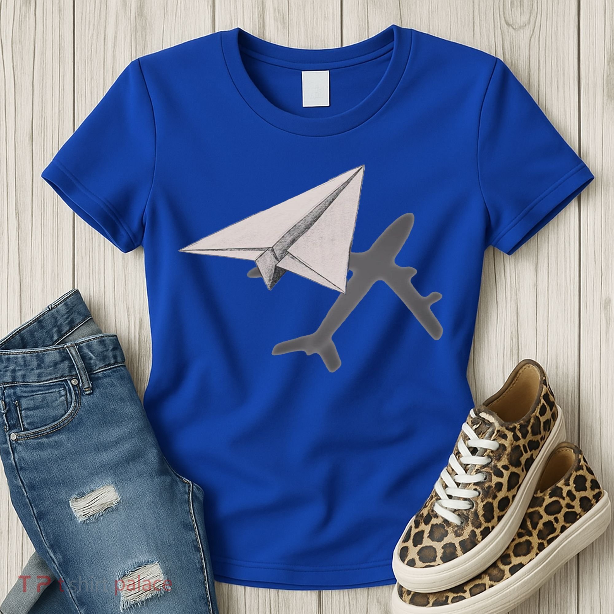 Funny Pilot Paper Airplane Funny Gift For Cofunny Giftpilots Boys Party Gift Women's T-Shirt