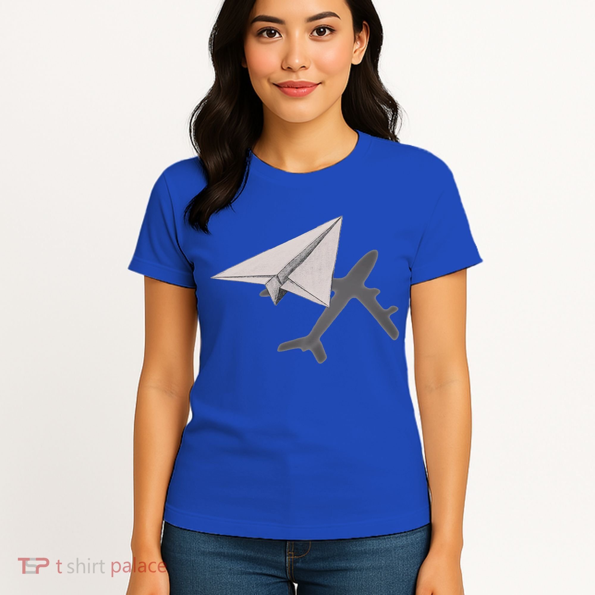 Funny Pilot Paper Airplane Funny Gift For Cofunny Giftpilots Boys Party Gift Women's T-Shirt