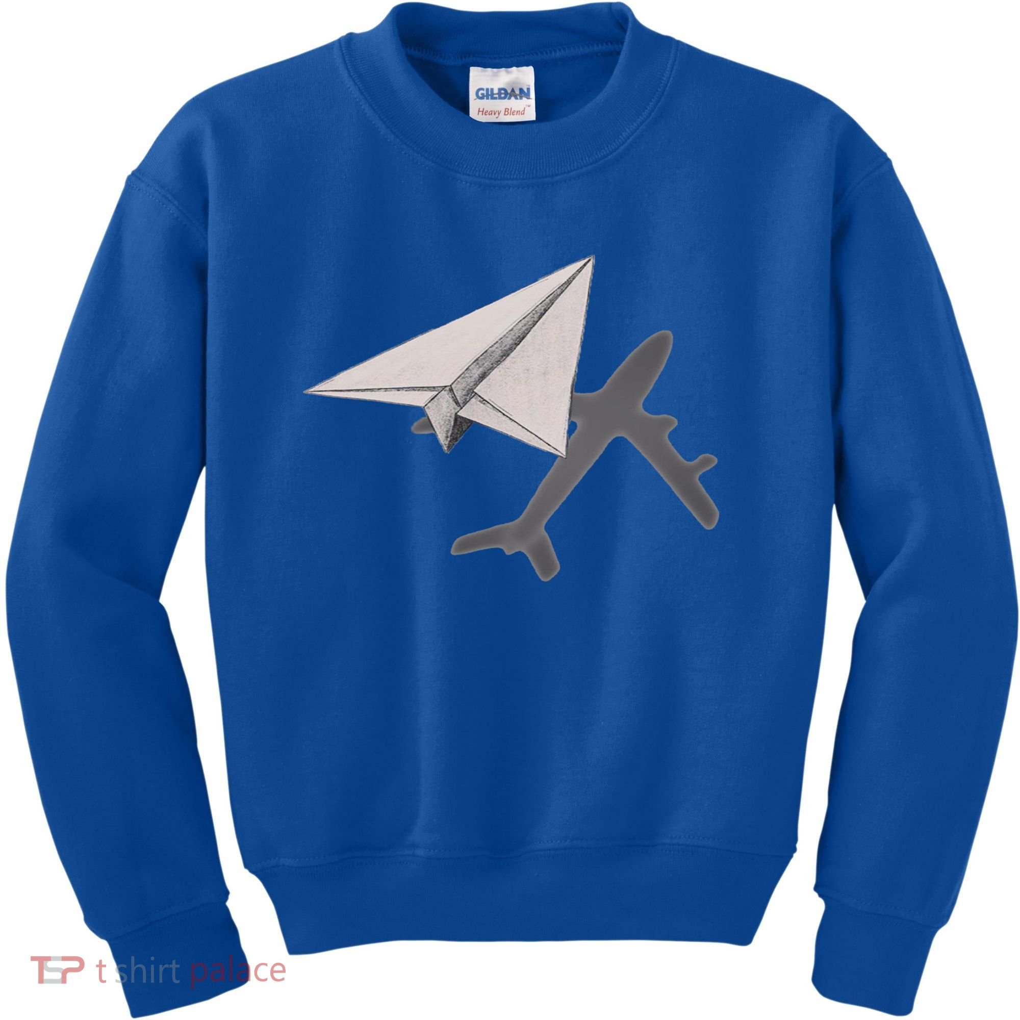 Funny Pilot Paper Airplane Funny Gift For Cofunny Giftpilots Boys Party Gift Kids Sweatshirt
