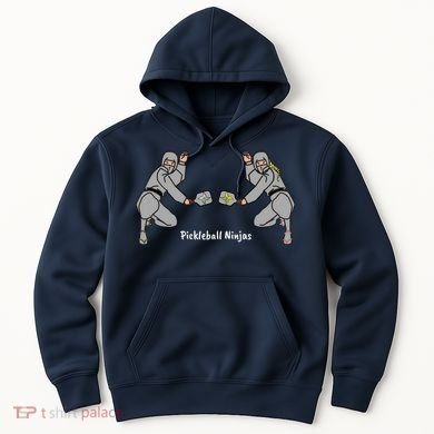 Fun Pickleball, Pickleball Ninja Mixed Doubles, Pickleball For Life Hoodie