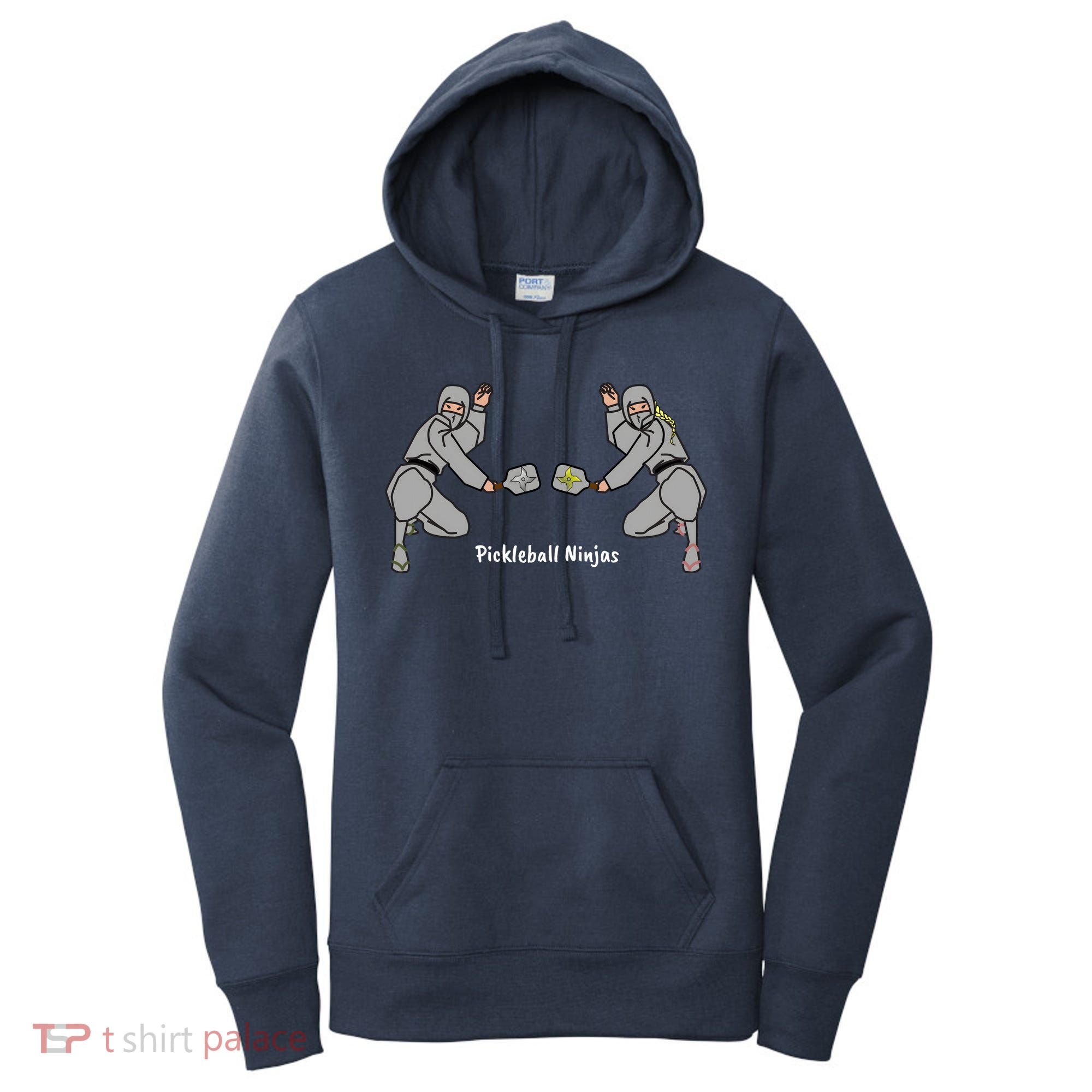 Fun Pickleball, Pickleball Ninja Mixed Doubles, Pickleball For Life Women's Hoodie