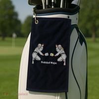 Fun Pickleball, Pickleball Ninja Mixed Doubles, Pickleball For Life Golf Towel thumb 2