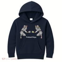 Fun Pickleball, Pickleball Ninja Mixed Doubles, Pickleball For Life Kids Hoodie thumb 0