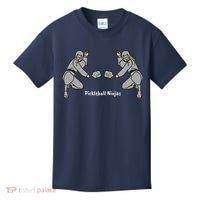Fun Pickleball, Pickleball Ninja Mixed Doubles, Pickleball For Life Kids T-Shirt thumb 0