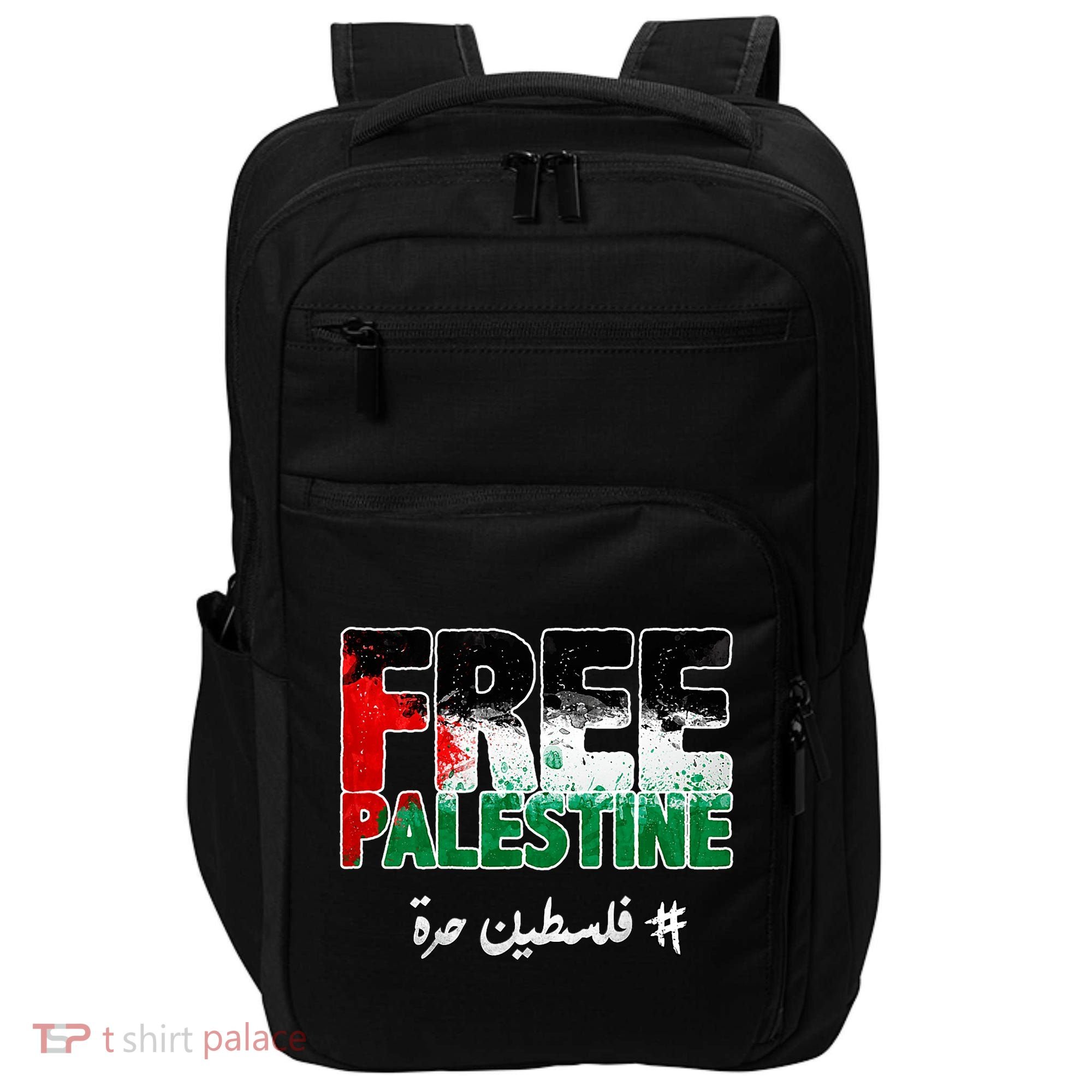 Free Palestine Palestine Strong Impact Tech Backpack
