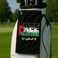 Free Palestine Palestine Strong Golf Towel thumb 2