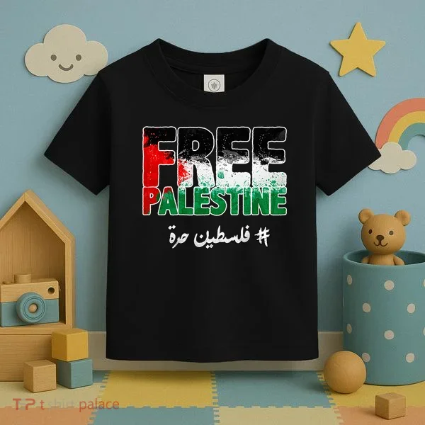 Free Palestine Palestine Strong Toddler T-Shirt