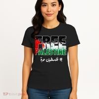 Free Palestine Palestine Strong Women's T-Shirt thumb 4