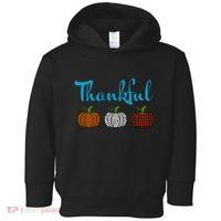 Fall Plaid Pumpkin Thankful Women, Thanksgiving Be Blessed Toddler Hoodie thumb 0