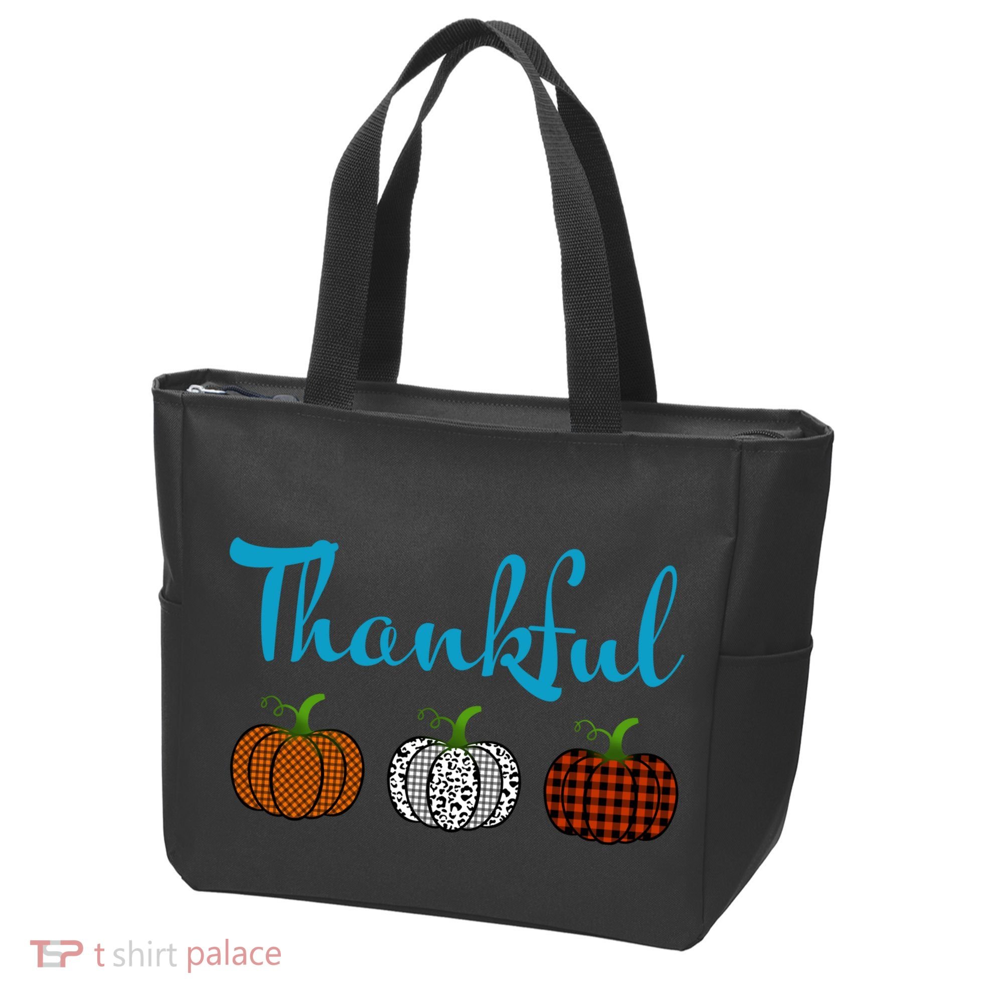 Fall Plaid Pumpkin Thankful Women, Thanksgiving Be Blessed Tote Bag