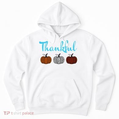 Fall Plaid Pumpkin Thankful Women, Thanksgiving Be Blessed Hoodie