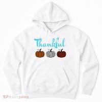 Fall Plaid Pumpkin Thankful Women, Thanksgiving Be Blessed Hoodie thumb 0