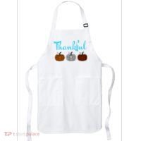 Fall Plaid Pumpkin Thankful Women, Thanksgiving Be Blessed Apron thumb 0