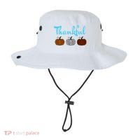 Fall Plaid Pumpkin Thankful Women, Thanksgiving Be Blessed Bucket Hat thumb 0