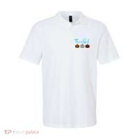 Fall Plaid Pumpkin Thankful Women, Thanksgiving Be Blessed Polo thumb 0