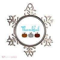 Fall Plaid Pumpkin Thankful Women, Thanksgiving Be Blessed Ornament thumb 0