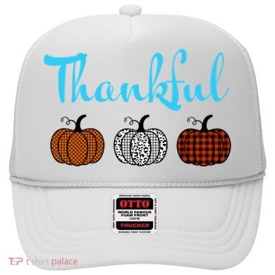 Fall Plaid Pumpkin Thankful Women, Thanksgiving Be Blessed Hat