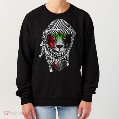 Free palestine Palestinian lion Women's Sweatshirt