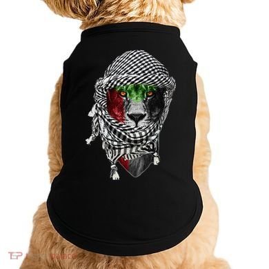 Free palestine Palestinian lion Doggie Tank