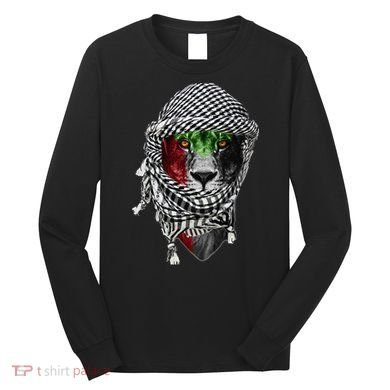 Free palestine Palestinian lion Long Sleeve Shirt