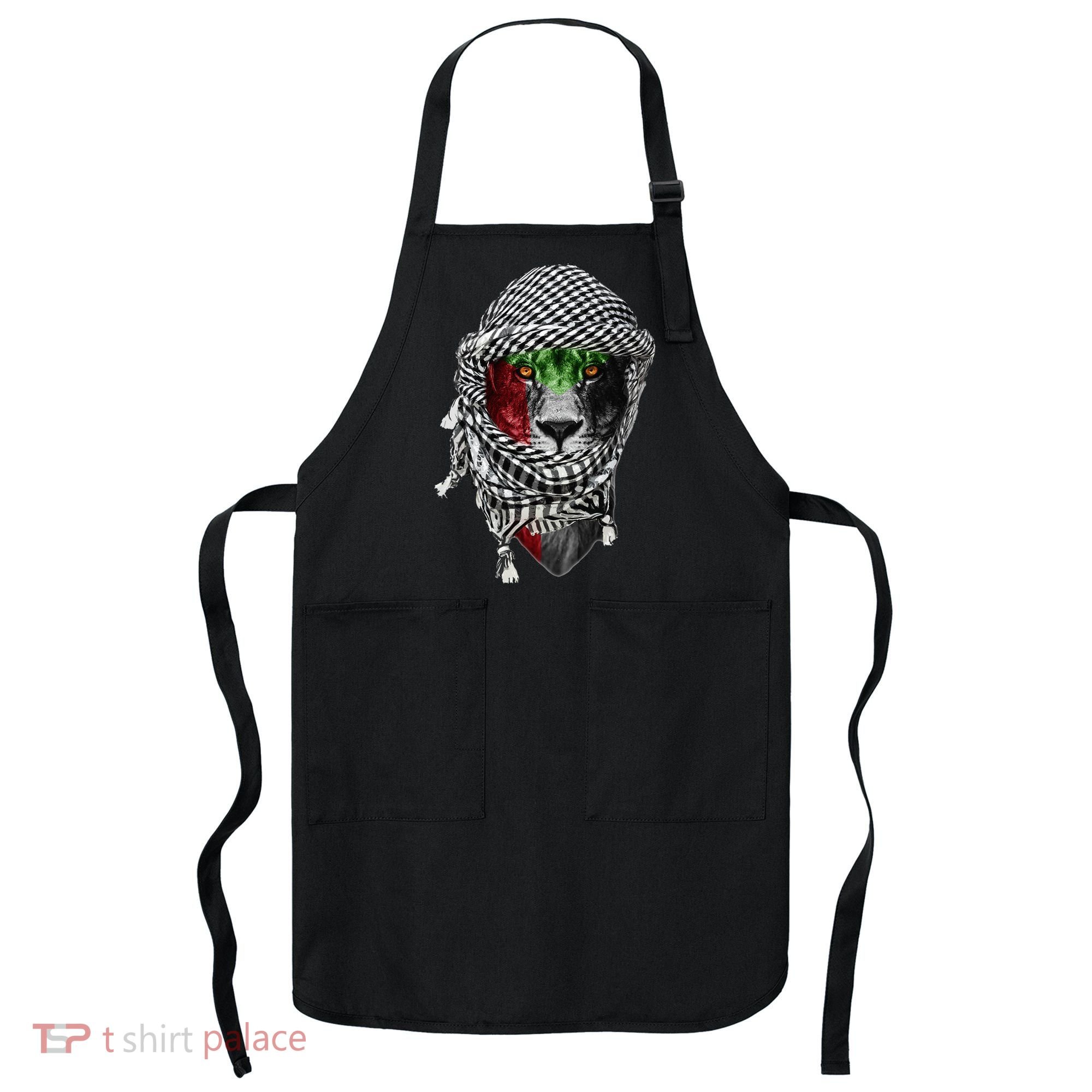 Free palestine Palestinian lion Apron