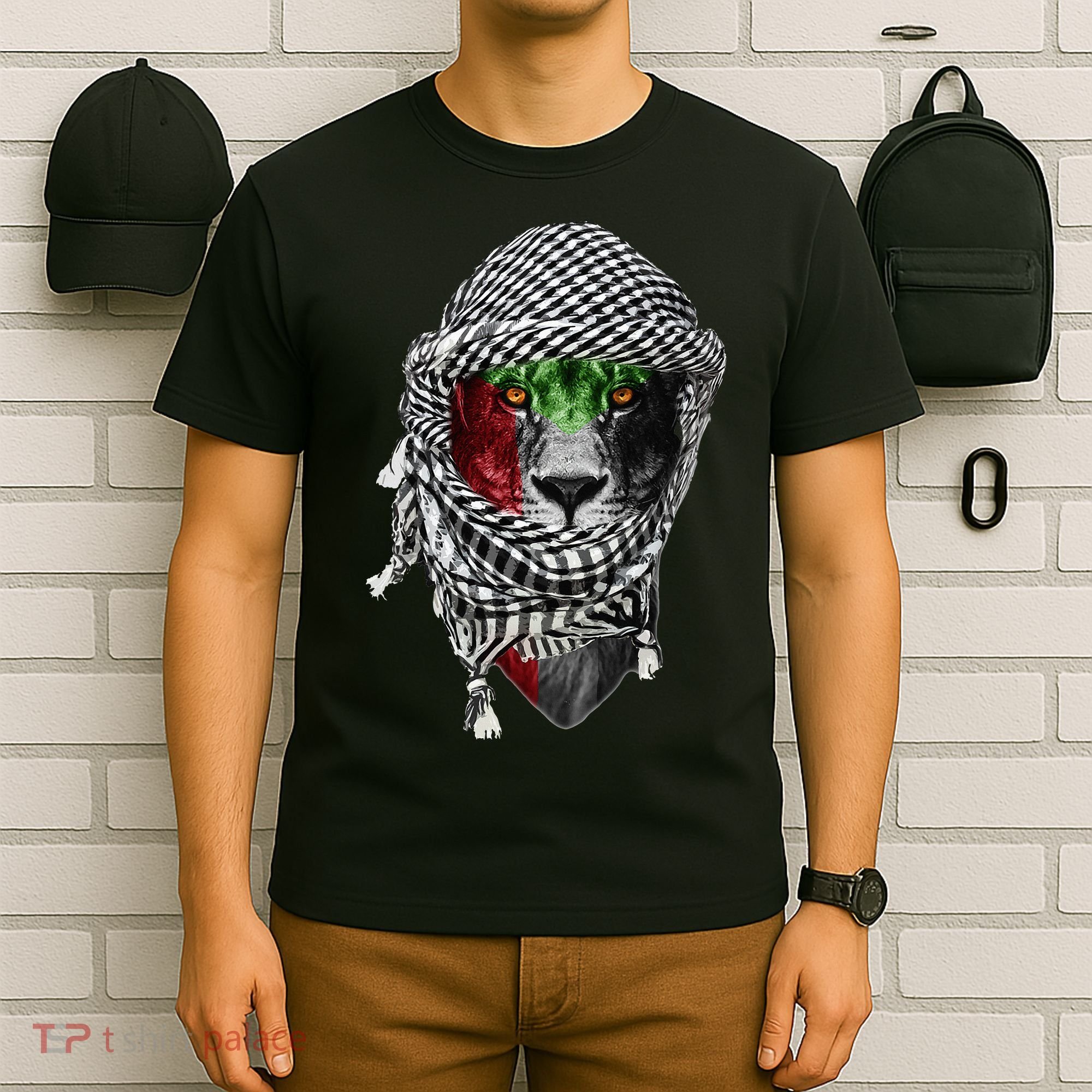 Free palestine Palestinian lion T-Shirt