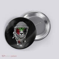 Free palestine Palestinian lion Button thumb 0