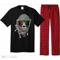 Free palestine Palestinian lion Pajama Set thumb 0