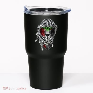 Free palestine Palestinian lion Tumbler