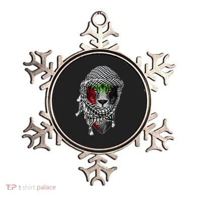 Free palestine Palestinian lion Ornament